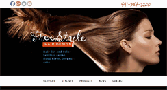 Desktop Screenshot of freestylehairdesign.us