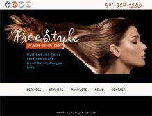 Tablet Screenshot of freestylehairdesign.us